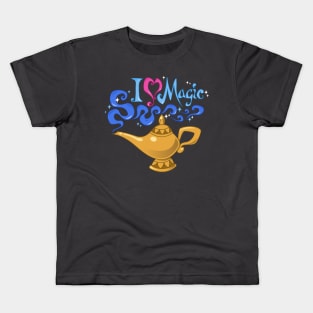 Aladdin's Lamp - I Love Magic Kids T-Shirt